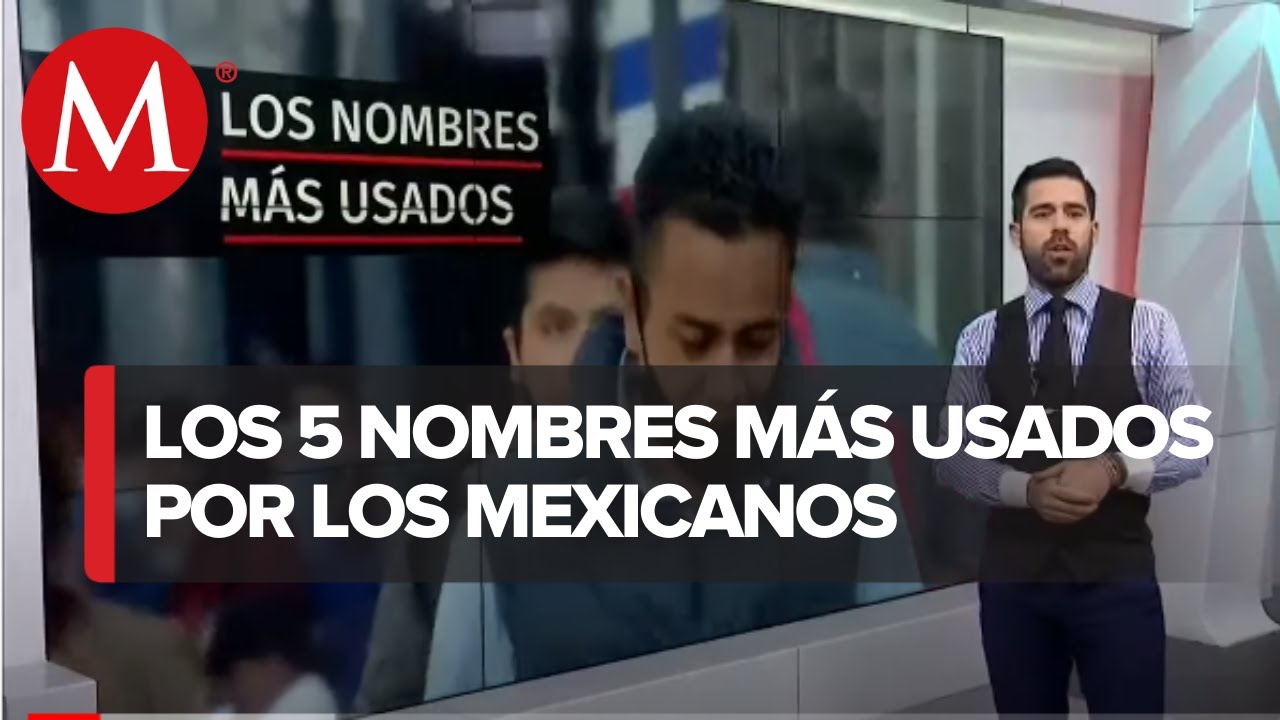 ¡ Nombres comunes más populares en México